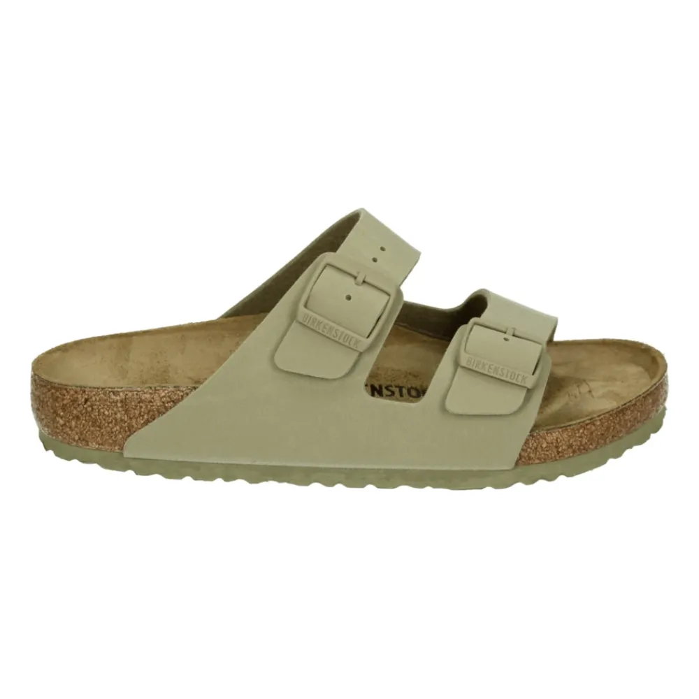 Heren Birkenstock Comfortabele Slippers in Taupe Kleur