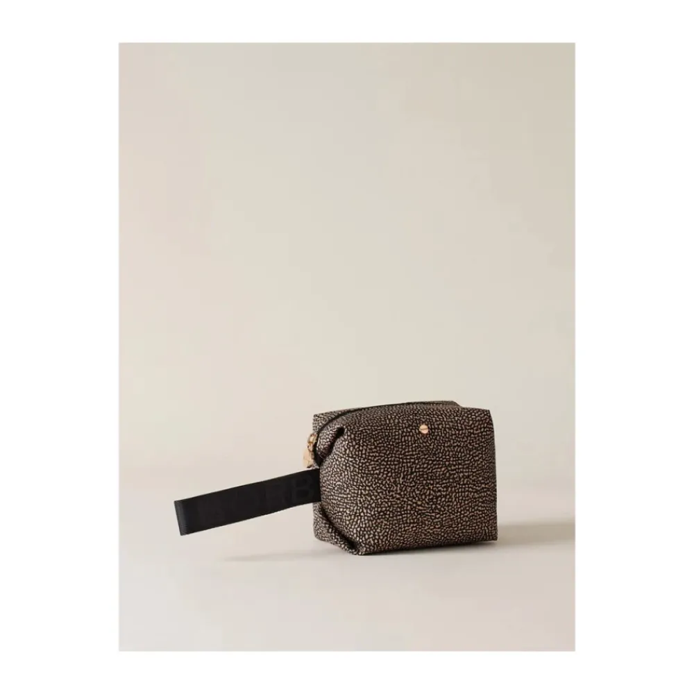 DAMES Borbonese Compacte Nylon Toilettas