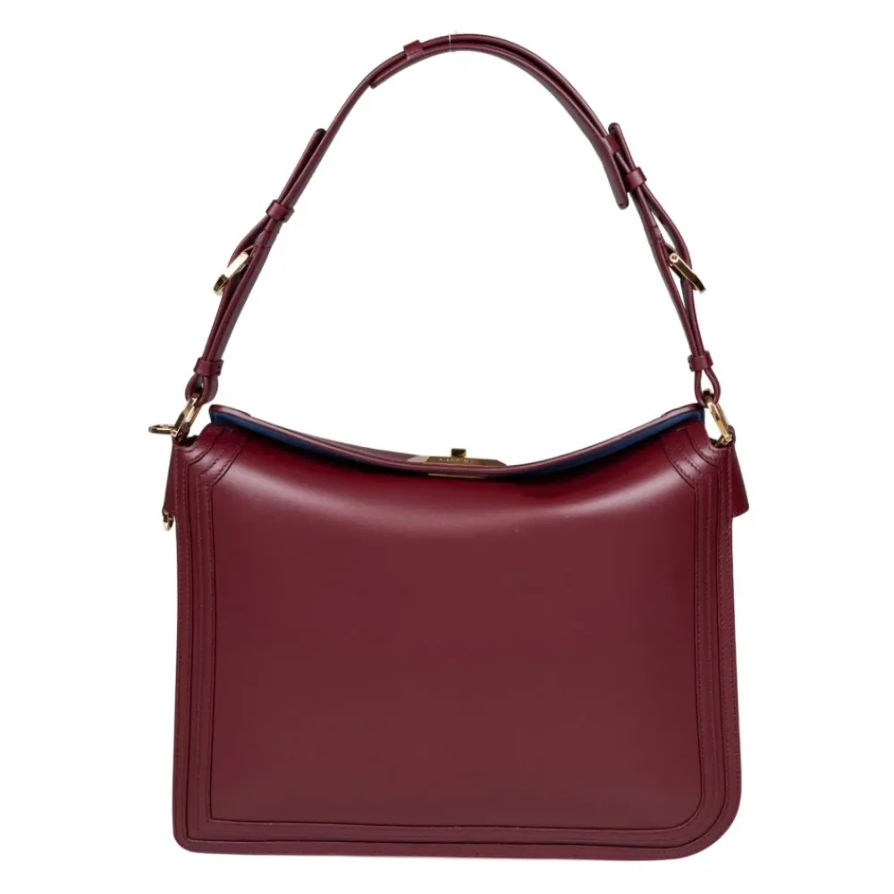 DAMES Lanvin Schoudertassen^Compagnon Asymmetrical Leather Bag