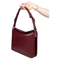DAMES Lanvin Schoudertassen^Compagnon Asymmetrical Leather Bag