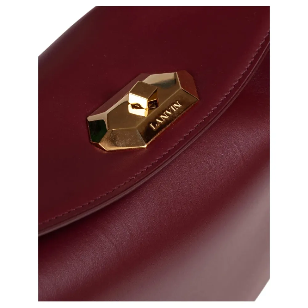 DAMES Lanvin Schoudertassen^Compagnon Asymmetrical Leather Bag