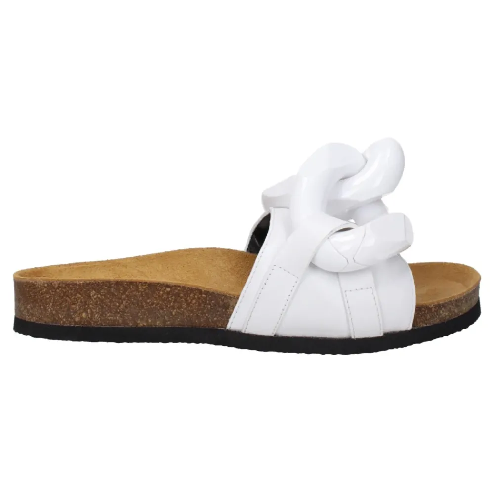 DAMES JW Anderson Corner Leather Slides