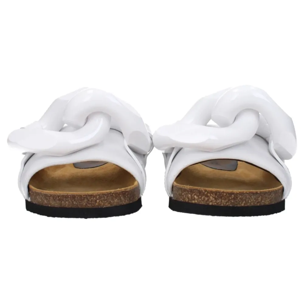 DAMES JW Anderson Corner Leather Slides