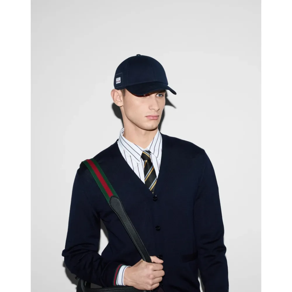 Heren Gucci Petten^Cotton Canvas Baseballpet