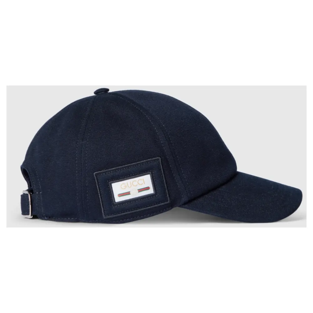 Heren Gucci Petten^Cotton Canvas Baseballpet