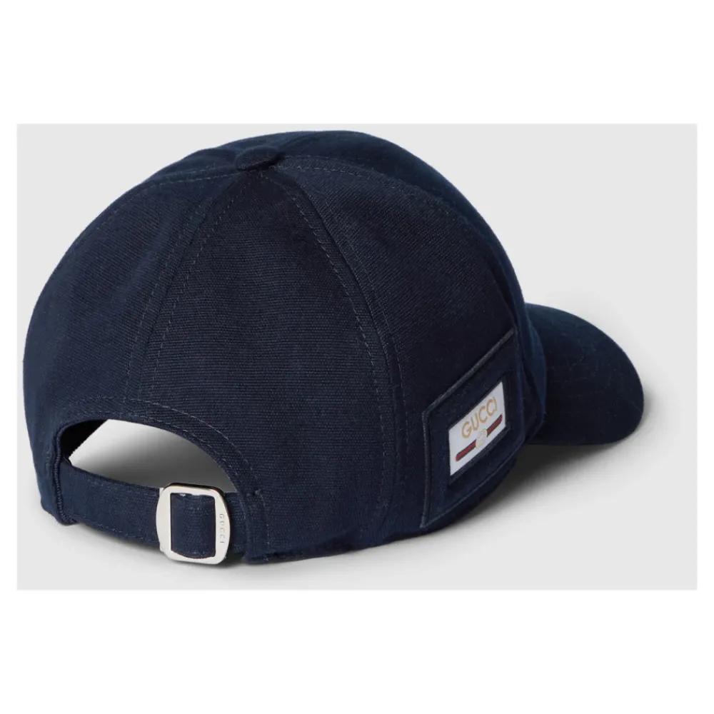 Heren Gucci Petten^Cotton Canvas Baseballpet