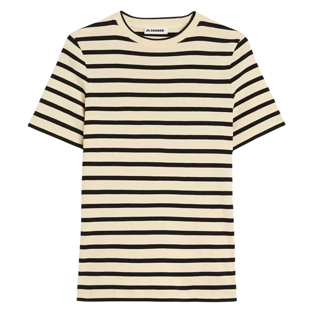 DAMES Jil Sander Shirts^Cotton Crew-Neck T-Shirt