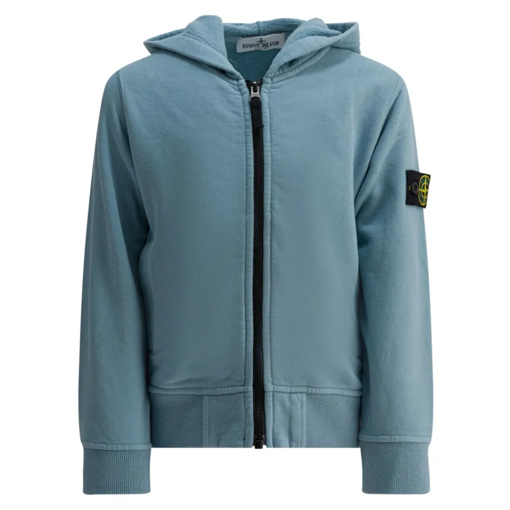 Stone Island Bovenkleding^Cotton Fleece Crewneck Sweatshirt