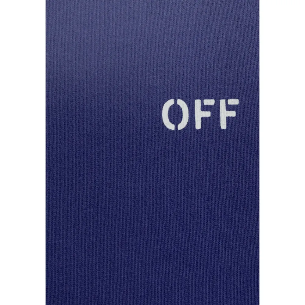 Off White Broeken & Jeans^Cotton Logo Shorts