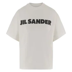 DAMES Jil Sander Cotton T-Shirt met Logo