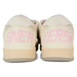 Golden Goose Cream Latte Ballstar Sneakers