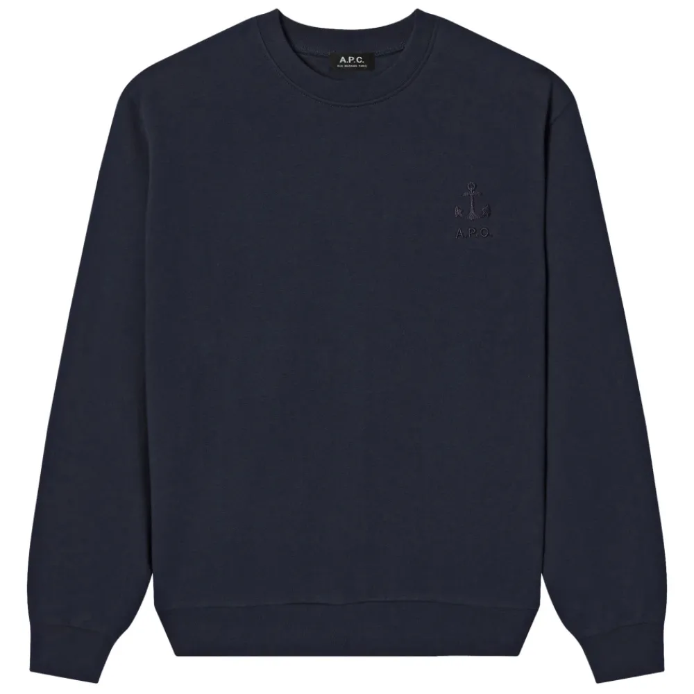 Heren A.P.C. Truien & Vesten^Crewneck Sweatshirt
