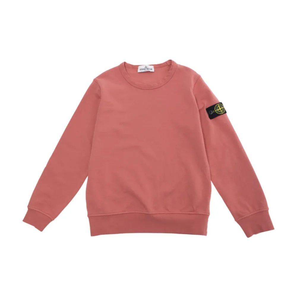 Stone Island Bovenkleding^Crewneck Sweatshirt met Compass Logo