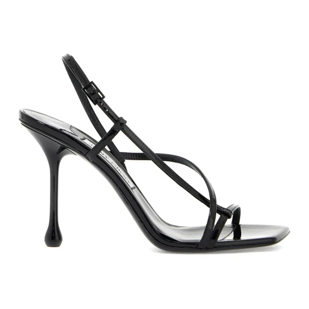 DAMES Jimmy Choo Sandalen^Criss-cross sandalen van lakleer