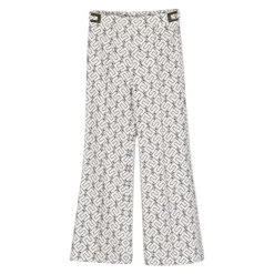 Elisabetta Franchi Broeken & Jeans^Crème Meisjesbroek Stijlvolle Selectie