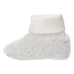 Elisabetta Franchi Crème Shearling Platte Schoenen