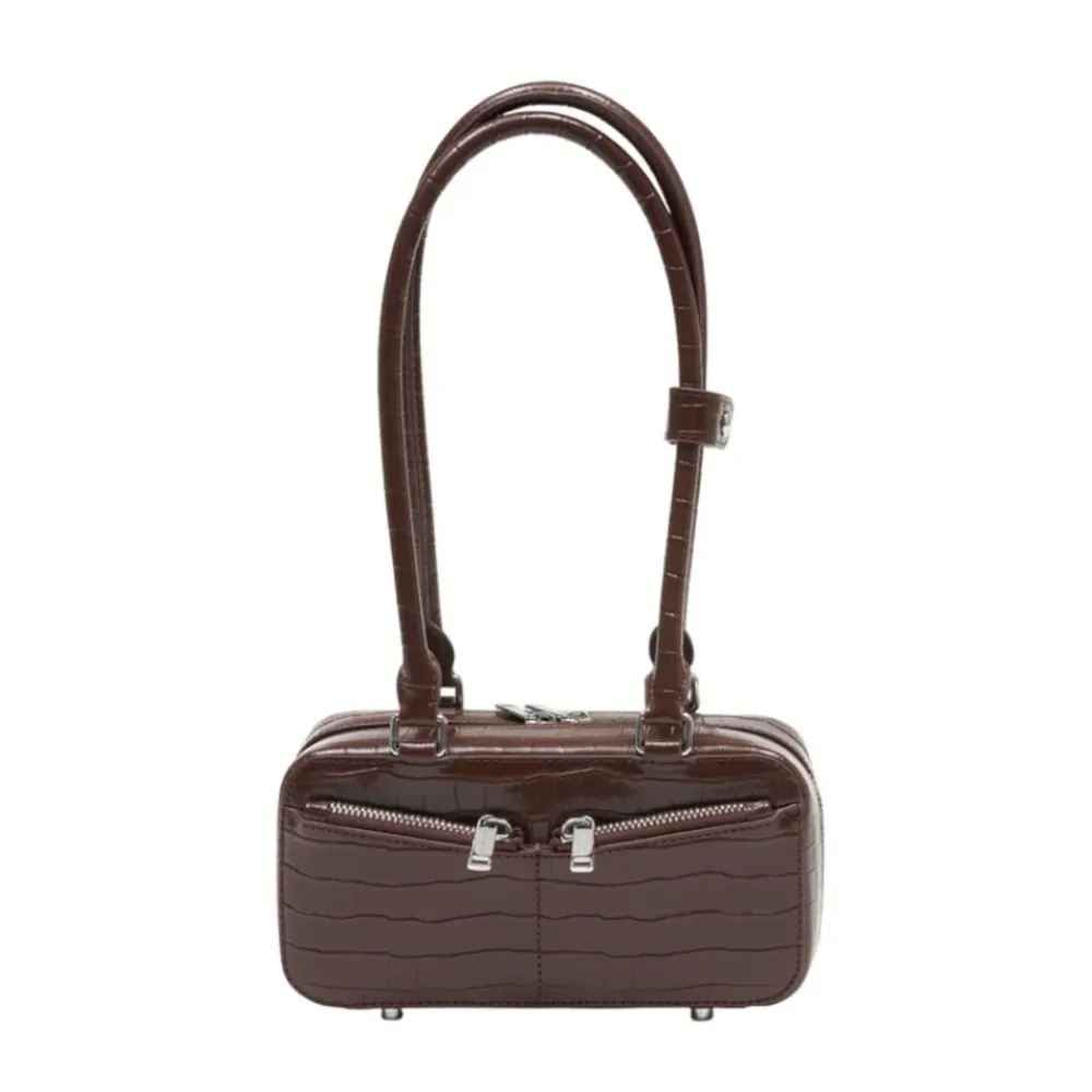 DAMES Self Portrait Croc Leather Mini Schoudertas