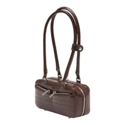 DAMES Self Portrait Croc Leather Mini Schoudertas