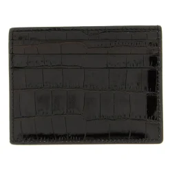 Heren Tom Ford Portefeuilles^Crocodile Leather Card Holder