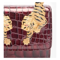 DAMES Roberto Cavalli Crocodile-Print Tiger Tas