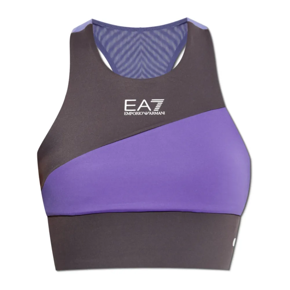 Emporio Armani EA7 Sportshirts^Crop Training Top