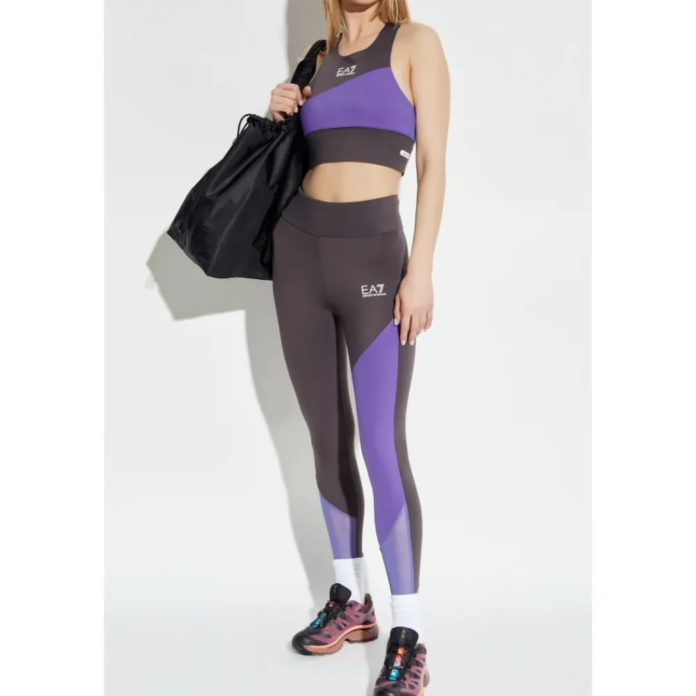 Emporio Armani EA7 Sportshirts^Crop Training Top