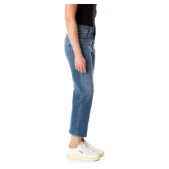 DAMES Closed Jeans^Cropped Straight Fit Jeans