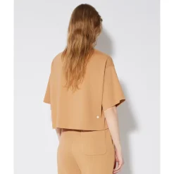 DAMES Philippe Model Shirts^Cropped T-shirt met Borduurwerk