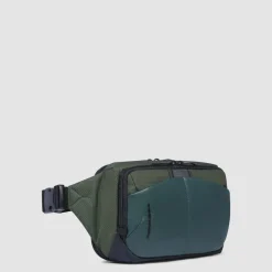 DAMES Piquadro Heuptassen^Crossover stoffen en bio-based materiaal zakje met RFID-bescherming