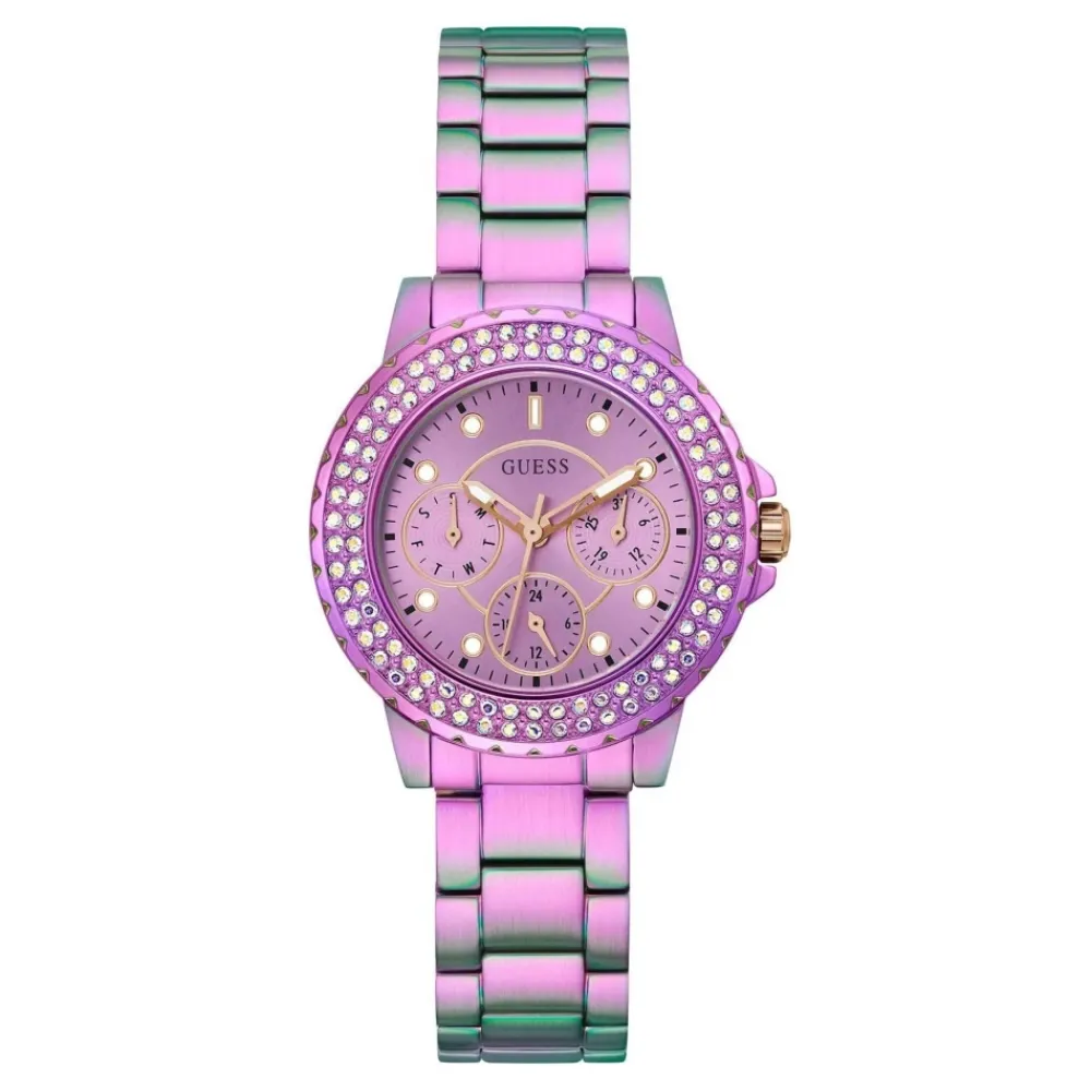DAMES Guess Horloges^Crown Jewel Bracelet Horloge met Kristallen
