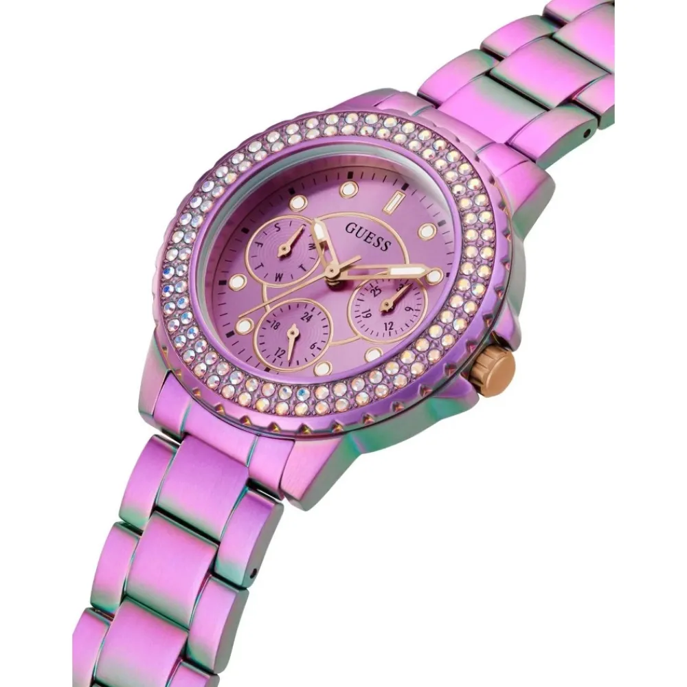 DAMES Guess Horloges^Crown Jewel Bracelet Horloge met Kristallen