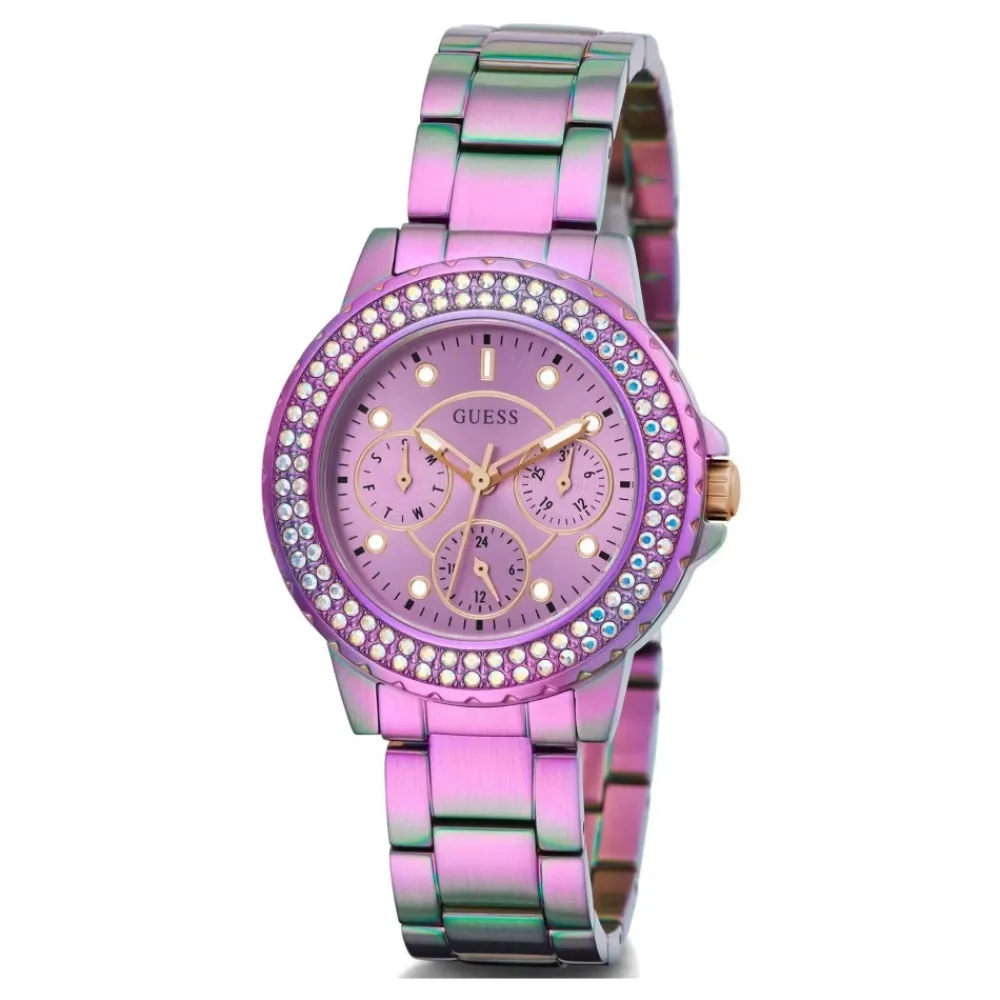 DAMES Guess Horloges^Crown Jewel Bracelet Horloge met Kristallen