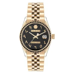 DAMES Philipp Plein Horloges^Crystal Gold Superlative Date Horloge