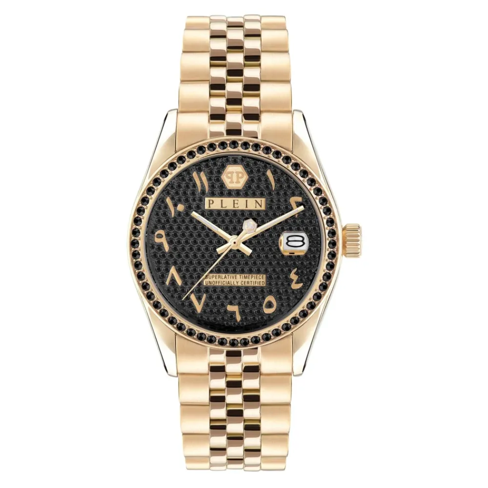 DAMES Philipp Plein Horloges^Crystal Gold Superlative Date Horloge