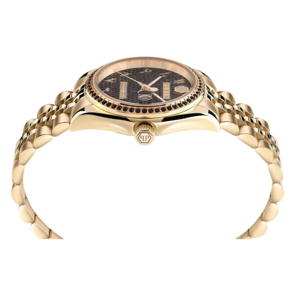 DAMES Philipp Plein Horloges^Crystal Gold Superlative Date Horloge