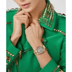 DAMES Philipp Plein Horloges^Crystal Gold Superlative Date Horloge