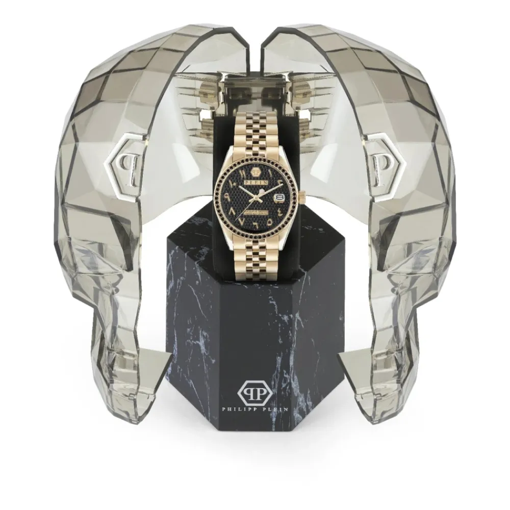DAMES Philipp Plein Horloges^Crystal Gold Superlative Date Horloge