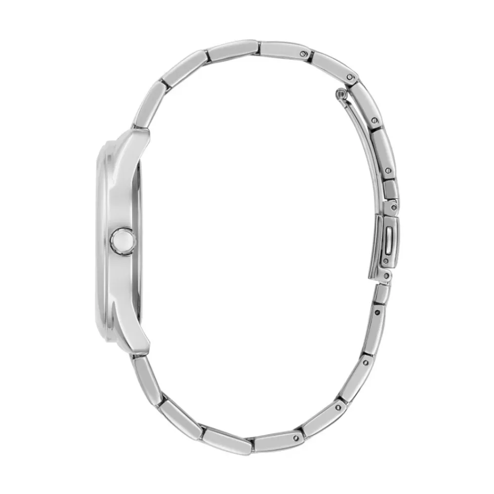 DAMES Guess Cubed Zilveren Horloge