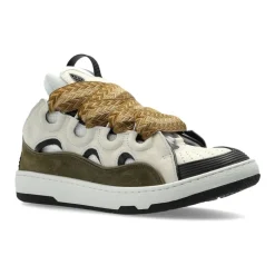 DAMES Lanvin Curb Leather Sneakers