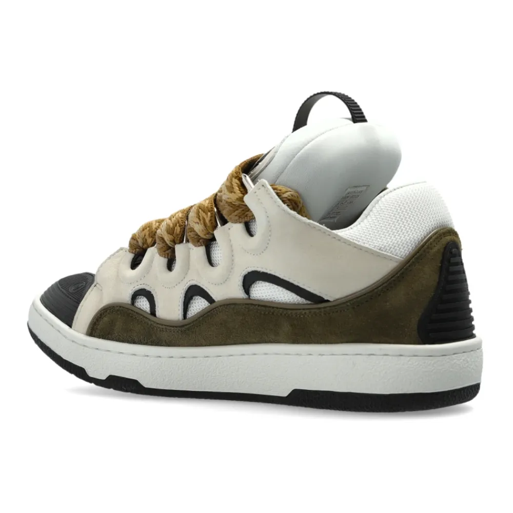 DAMES Lanvin Curb Leather Sneakers