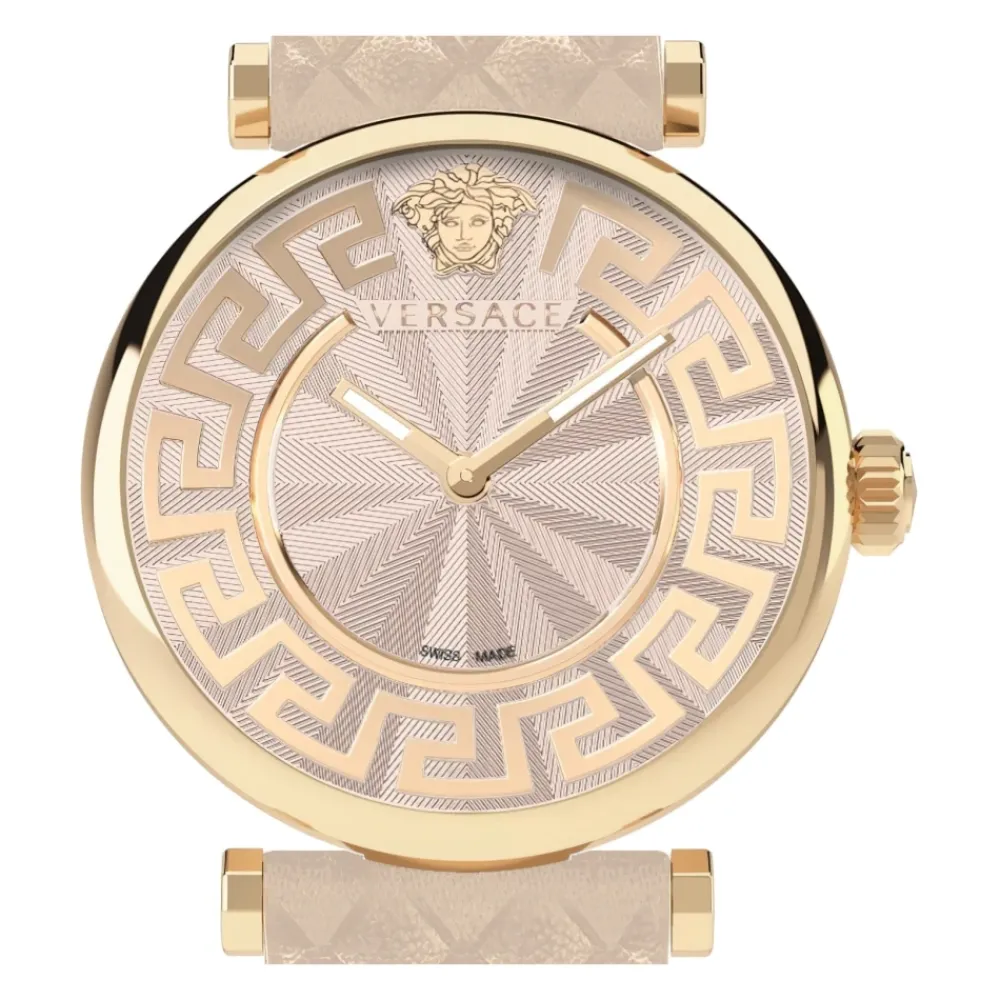 DAMES Versace Horloges^Dames Leren Analoge Horloge