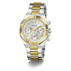 DAMES Guess Dames Multifunctioneel Horloge EQUALITY GW0769L3 Zilver en Goud