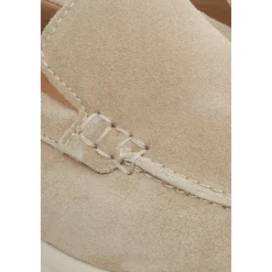 DAMES Estro Dames Sand Natuurlijke Velours Loafers ER00113365