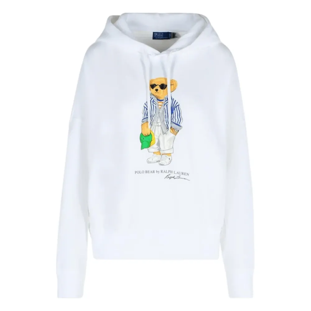 DAMES Ralph Lauren Hoodies & Sweatvesten^Dameskleding Sweatshirts Bianco SS25