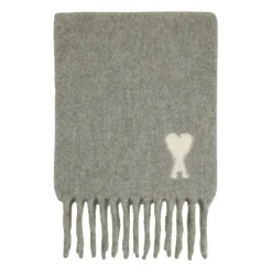 Heren Ami Paris Sjaals^De Coeur Motif Lange Jacquard Sjaal