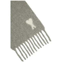 Heren Ami Paris Sjaals^De Coeur Motif Lange Jacquard Sjaal