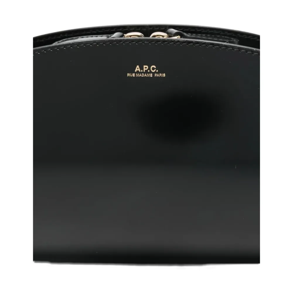 DAMES A.P.C. Schoudertassen^Demi-Lune Schoudertas