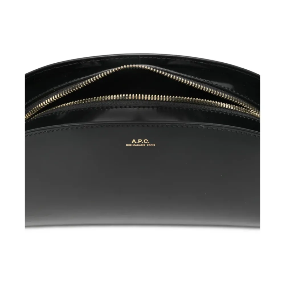 DAMES A.P.C. Schoudertassen^Demi-Lune Schoudertas