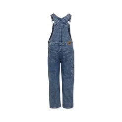 Tommy Hilfiger Jumpsuits^Denim Babygrow met Verstelbare Bandjes