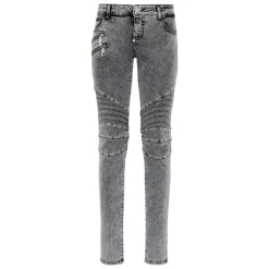 DAMES Philipp Plein Denim Broek Lage Taille Biker